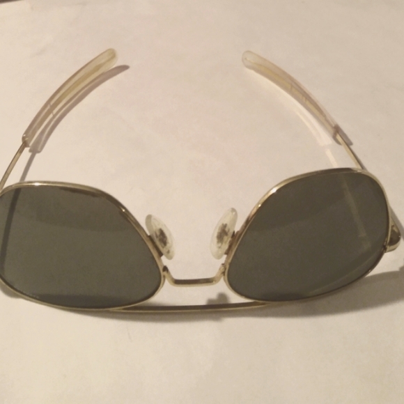 VINTAGE RANDOLPH ENG 58-20 5 1/2  CRYSTAL ORIGINAL PILOT AVIATOR SUNGLASSES - Picture 2 of 16